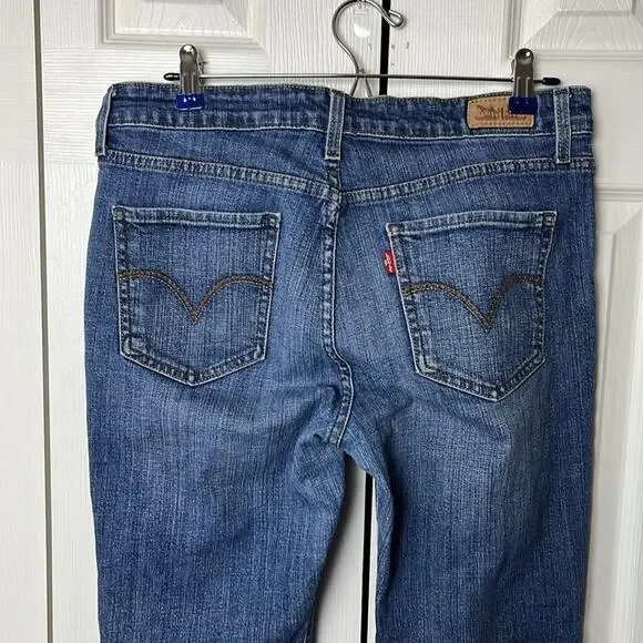 Levi’s Mid Rise Skinny Jeans Blue 31 - Picture 10 of 11